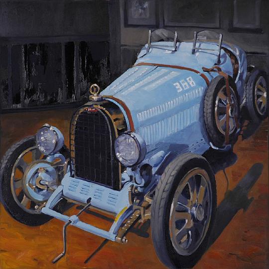 Bugatti Study.jpg - Bugatti Study 24"X24" $1,200